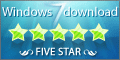 Windows7Download Five Star Award